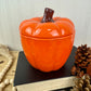 Retro Ceramic Jack-O-Lantern Canister