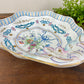 Vintage Hand Painted Porcelain Shell Shaped Dessert Platter