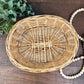 Vintage Wicker Oval Basket