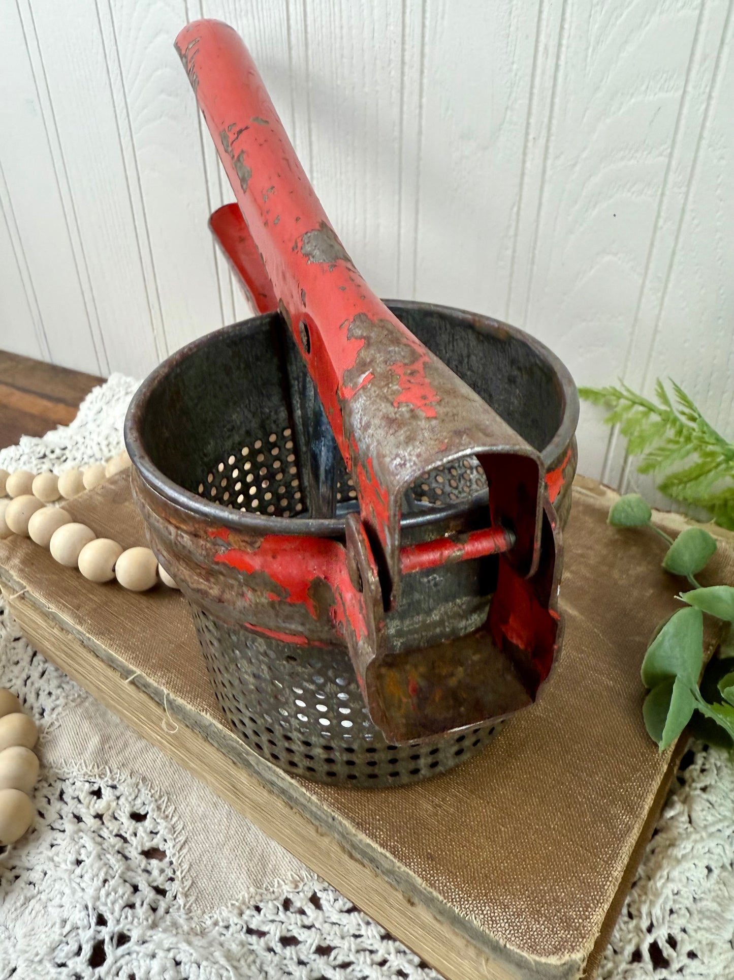 Vintage 1940’s Metal Potato Ricer