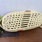 Vintage Woven Straw Catchall Basket