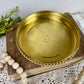 Vintage England Brass Tray with S Monogram