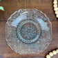 Vintage Anchor Hocking "Pineapple and Floral" Glass Bread & Butter Plate