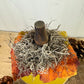 Handmade Reclaimed Wood Yellow Block Pumpkin