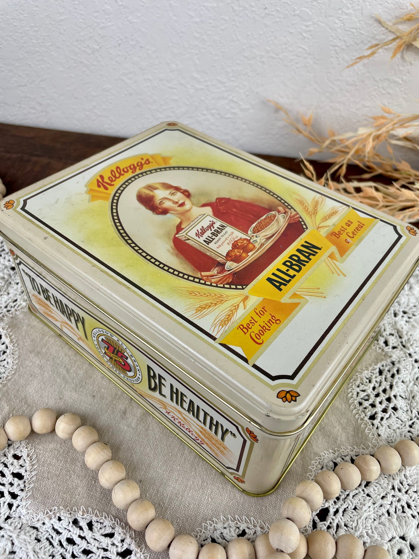 Vintage Kellogg’s 75th Anniversary Tin