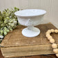 Vintage Indiana Glass Co. Colony Harvest Milk Glass Dessert Bowl