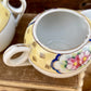 Vintage Nippon Hand Painted Porcelain Creamer & Sugar Dish Set