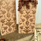 Handmade Light Orange Pumpkin Set with Metallic Details