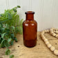 Vintage T.C. Wheaton Glass Co. Amber Medicine Bottle