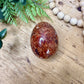 Vintage Red Jasper Polished Stone Egg