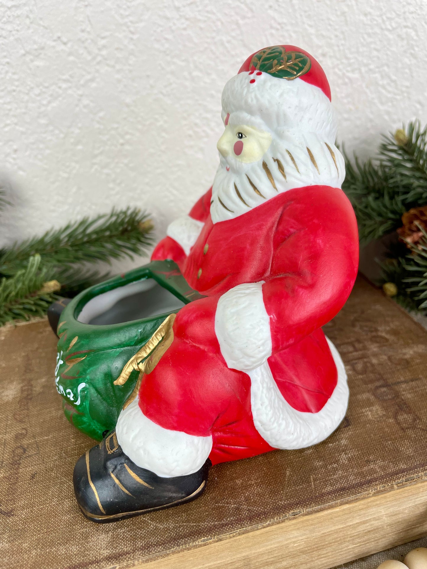 Vintage Ceramic Santa Figurine