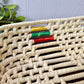 Vintage Woven Straw Catchall Basket