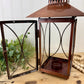 Copper Tea Light Candle Lantern