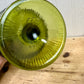 Vintage FTD Green Glass Pedestal Bowl