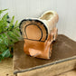 Vintage Ceramic Covered Wagon Planter