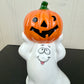 Vintage Ceramic Ghost With Pumpkin
