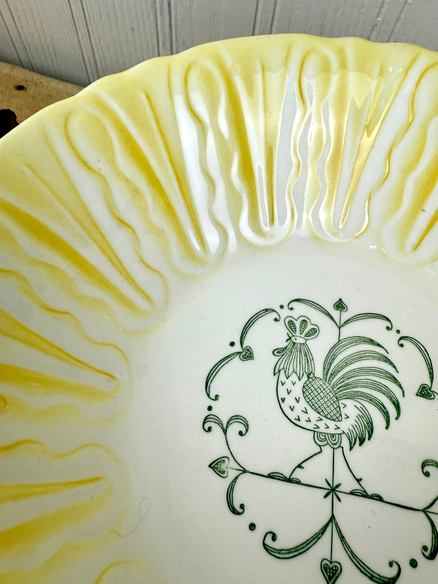 Vintage 1950's Scio Rooster Serving Bowl