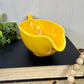 Vintage Homer Laughlin Rhythm Yellow Open Gravy Boat
