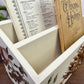 Upcycled Letter Organizer with Roses