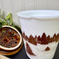 Vintage Amway Milk Glass Potpourri Jar