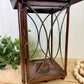 Copper Tea Light Candle Lantern
