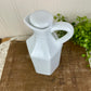 Vintage White Porcelain Cruet with Stopper