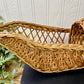 Vintage Wicker Wine Bottle Cradle