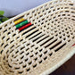 Vintage Woven Straw Catchall Basket