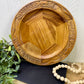 Vintage Handcrafted Hawaiian Monkey Pod Wooden Plate