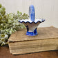 Vintage Delft Blue Hand Painted Porcelain Mini Basket