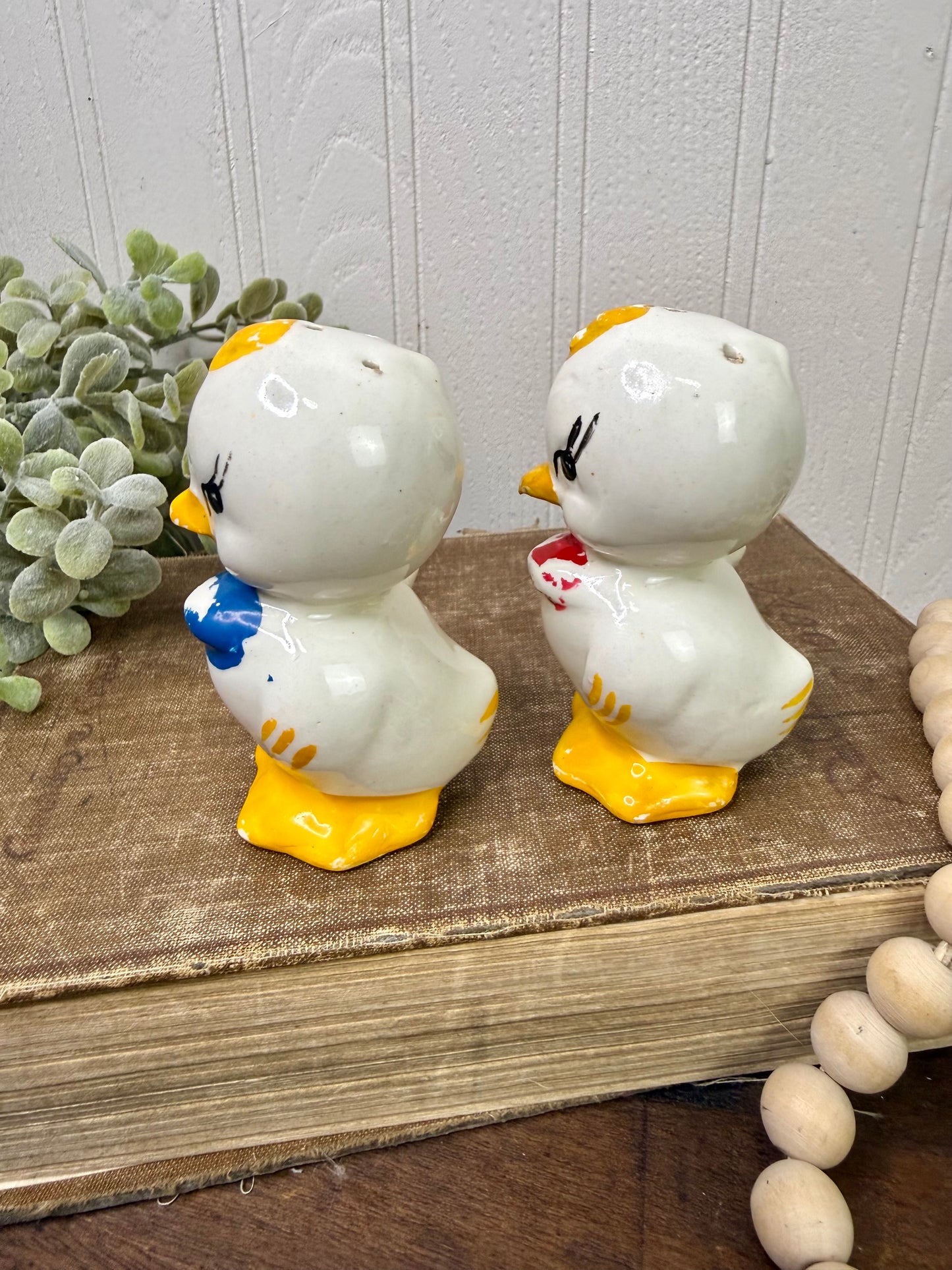 Vintage 1940’s American Bisque Duck Salt & Pepper Shaker