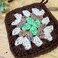 Vintage Crocheted Granny Square Potholder