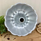Vintage Avocado Green Fluted Aluminum Bundt Pan