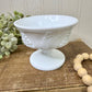 Vintage Indiana Glass Co. Colony Harvest Milk Glass Dessert Bowl
