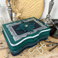 Hand Painted Slytherin Inspired Jewelry Box