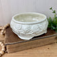 Vintage Ceramic Footed Planter Bowl with Roses