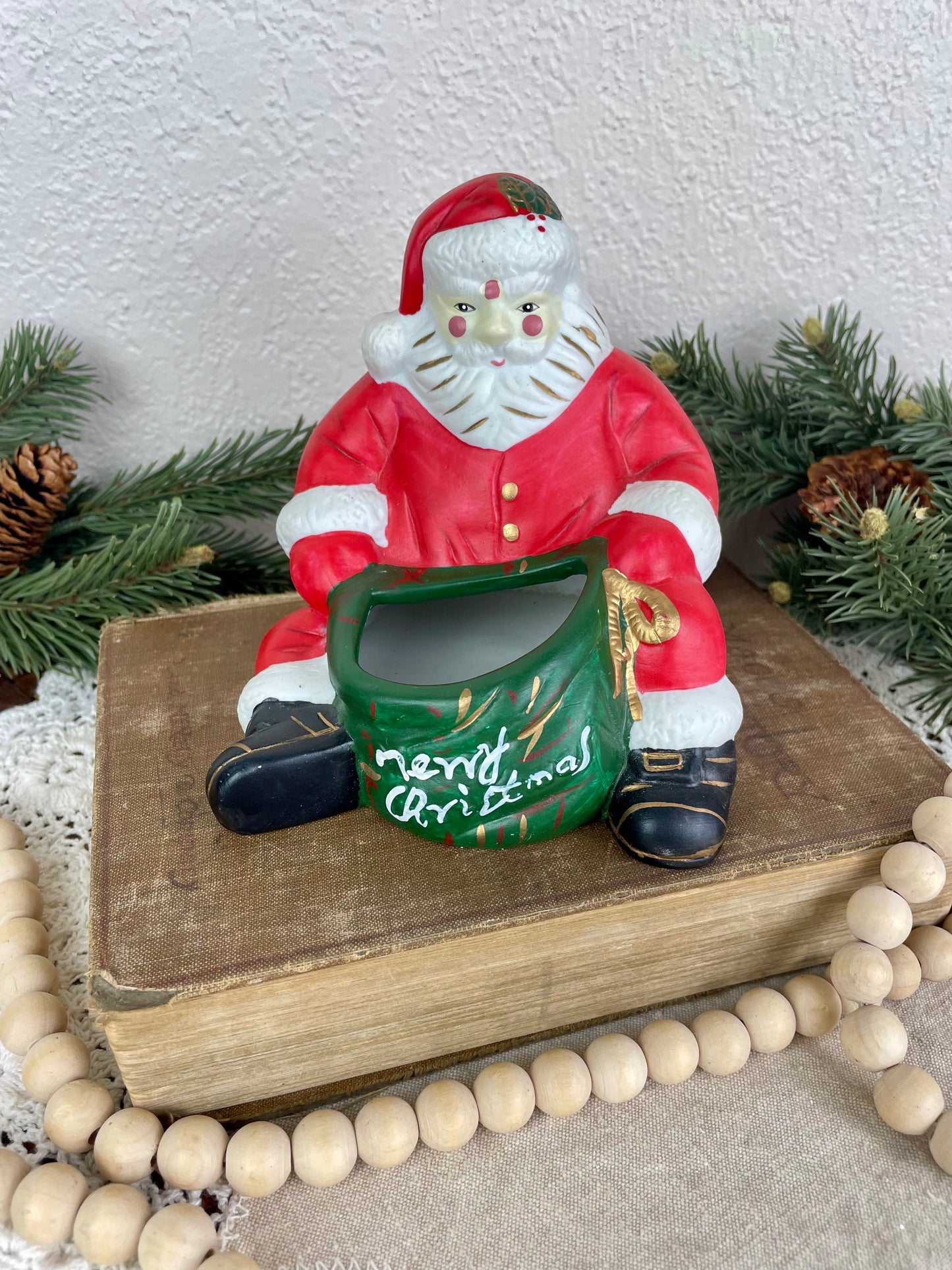 Vintage Ceramic Santa Figurine