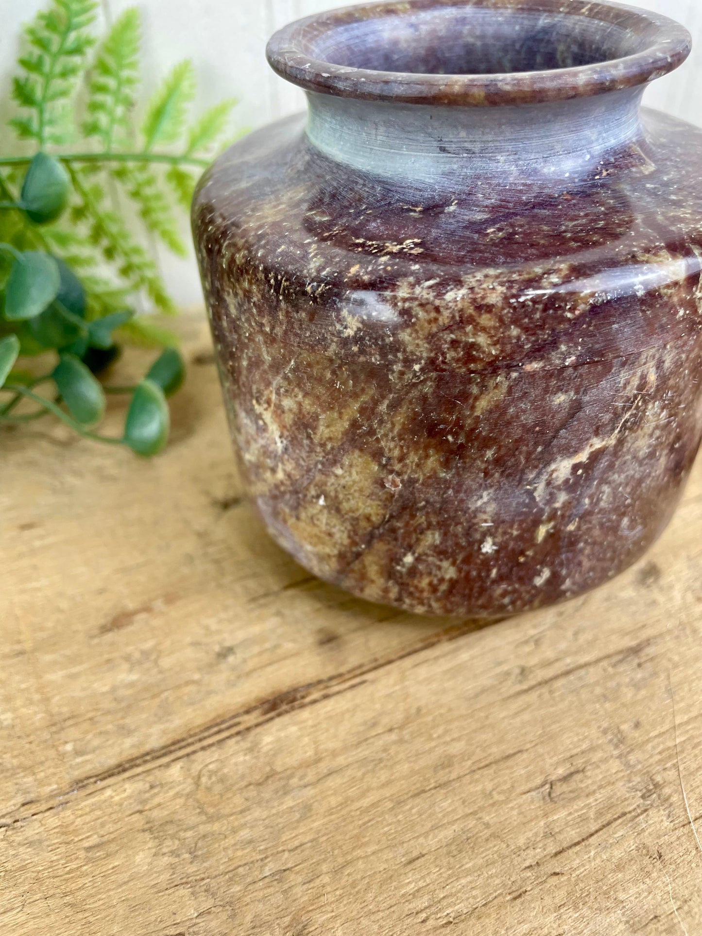 Vintage Marble Stone Small Vase