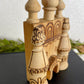 Vintage Wooden Cathedral Figurine