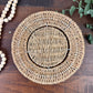 Decorative Woven Seagrass Charger Plate
