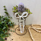 Handmade Rustic Bed Spring Nest with Pastel Purple Egg