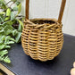 Vintage Miniature Wicker Basket with Handle