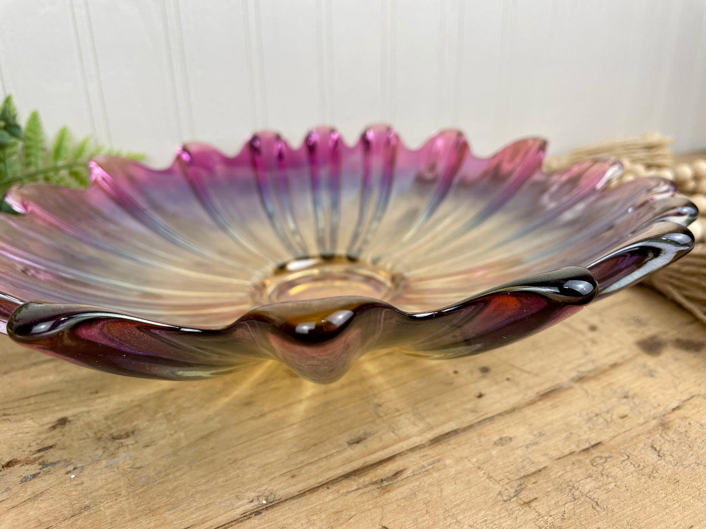 Vintage Federal Glass Celestial Gem Bowl