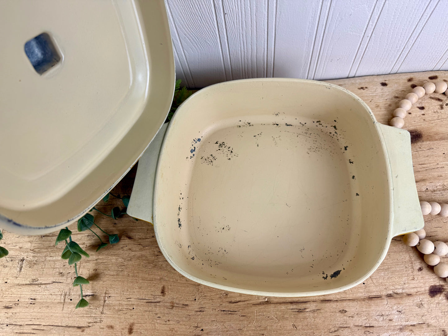 Vintage Nordic Ware Cast Aluminum Baking Dish with Lid