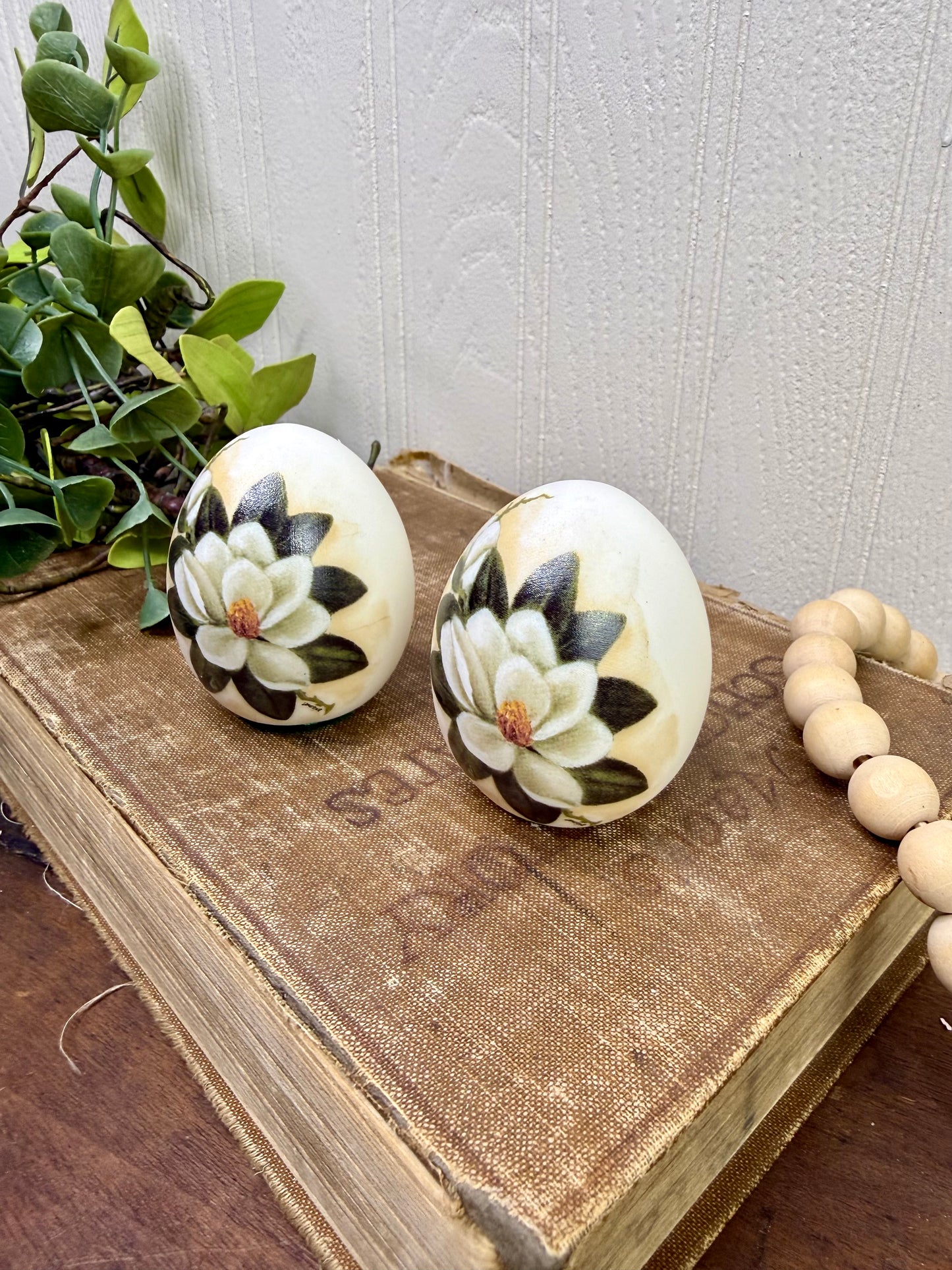Vintage Laverne Pottery Ceramic Egg Set