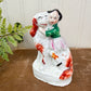 Rare Antique Staffordshire Victorian Spaniel & Child Figurine