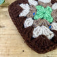 Vintage Crocheted Granny Square Potholder