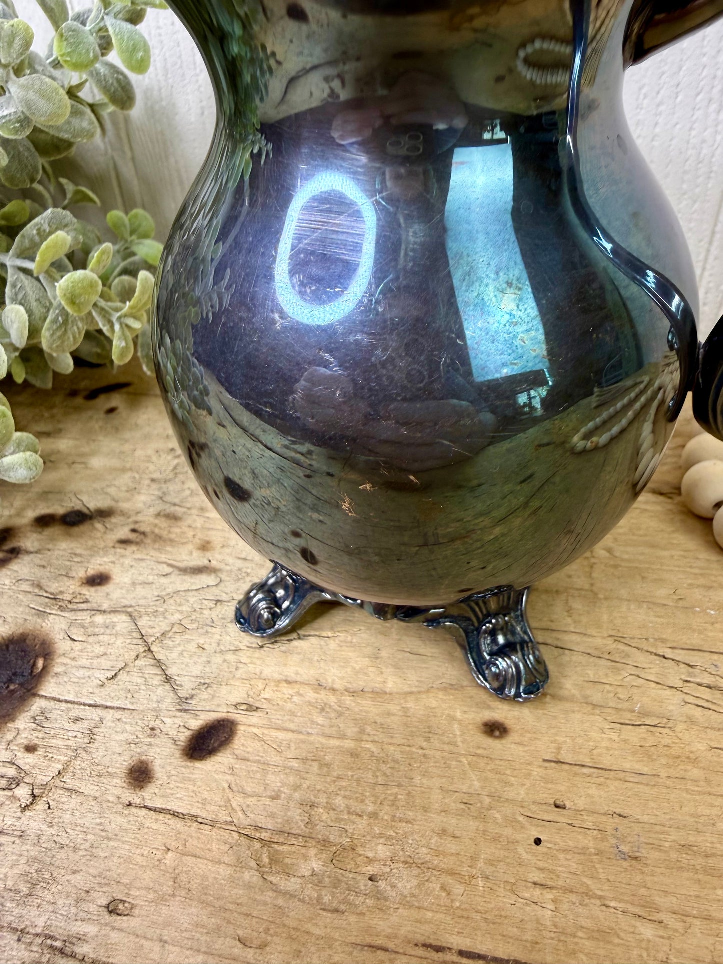 Vintage Silver Plated Creamer Pitcher
