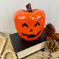 Retro Ceramic Jack-O-Lantern Canister