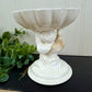 Vintage Ceramic Cherub Pedestal Soap Dish